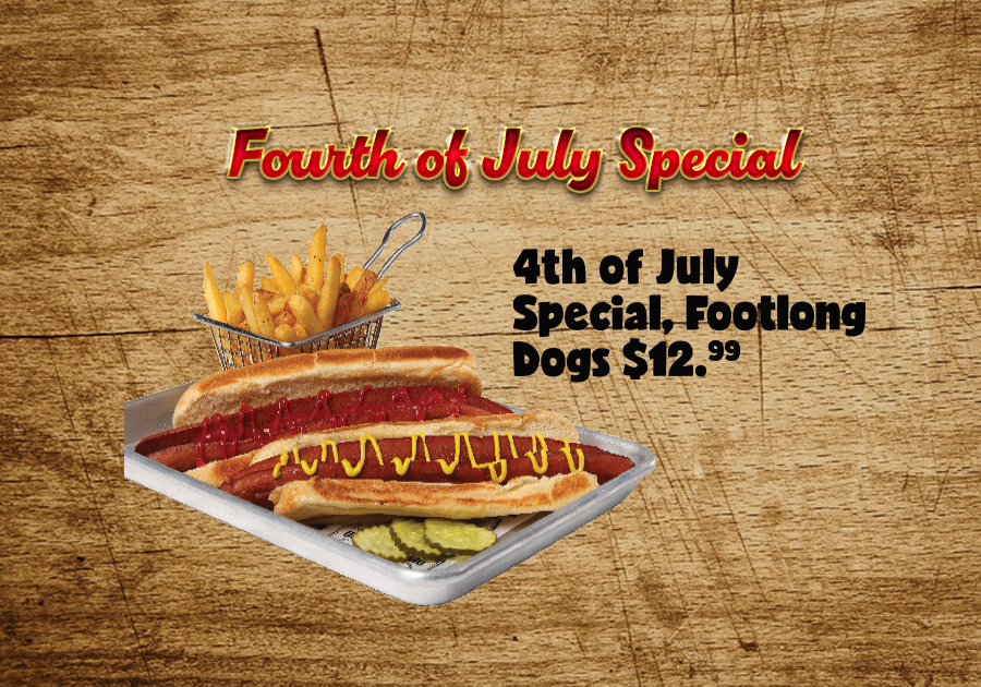 4th of July Nathan's Footlong special
